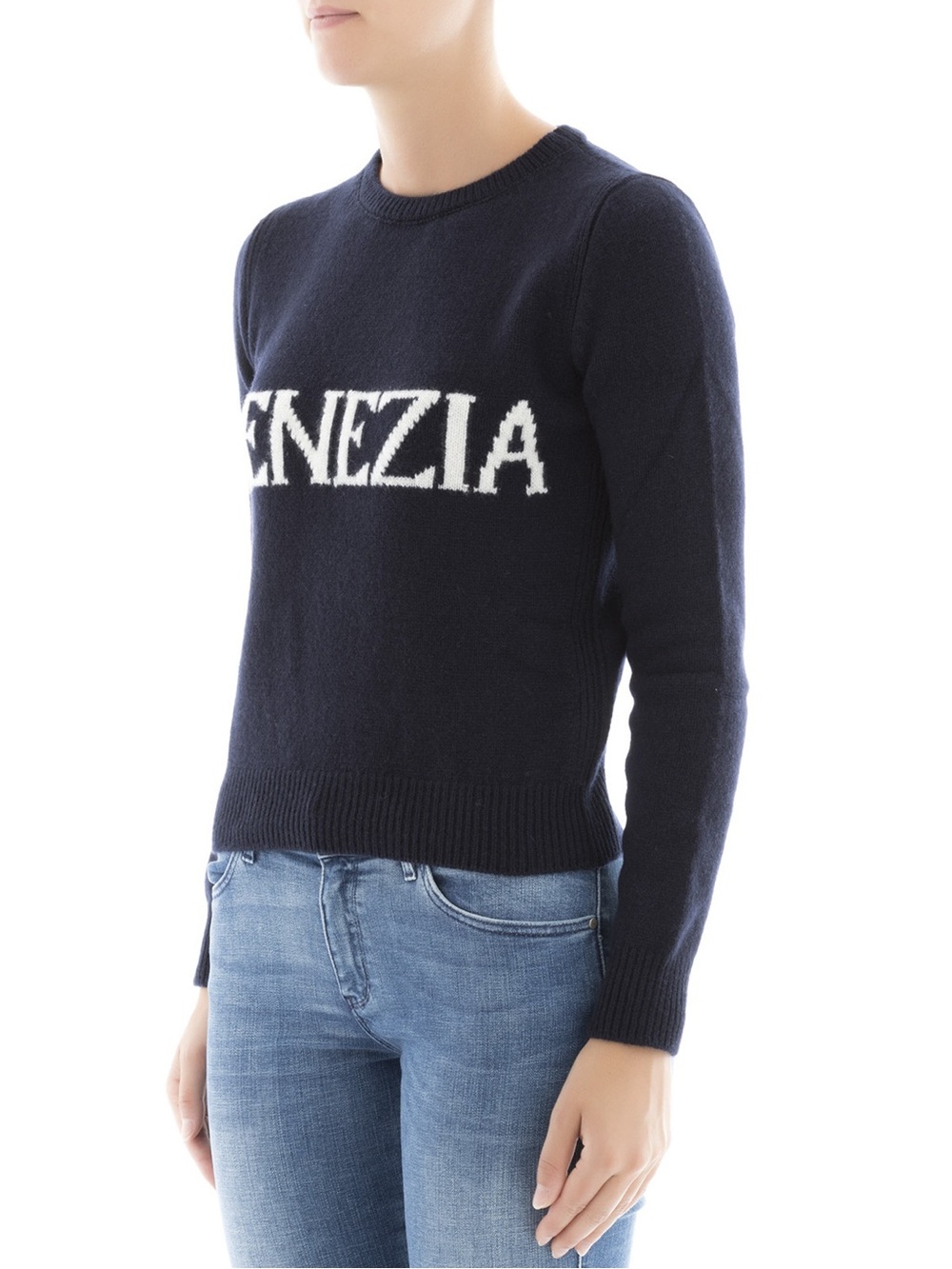 ALBERTA FERRETTI Venezia wool blend catwalk sweater